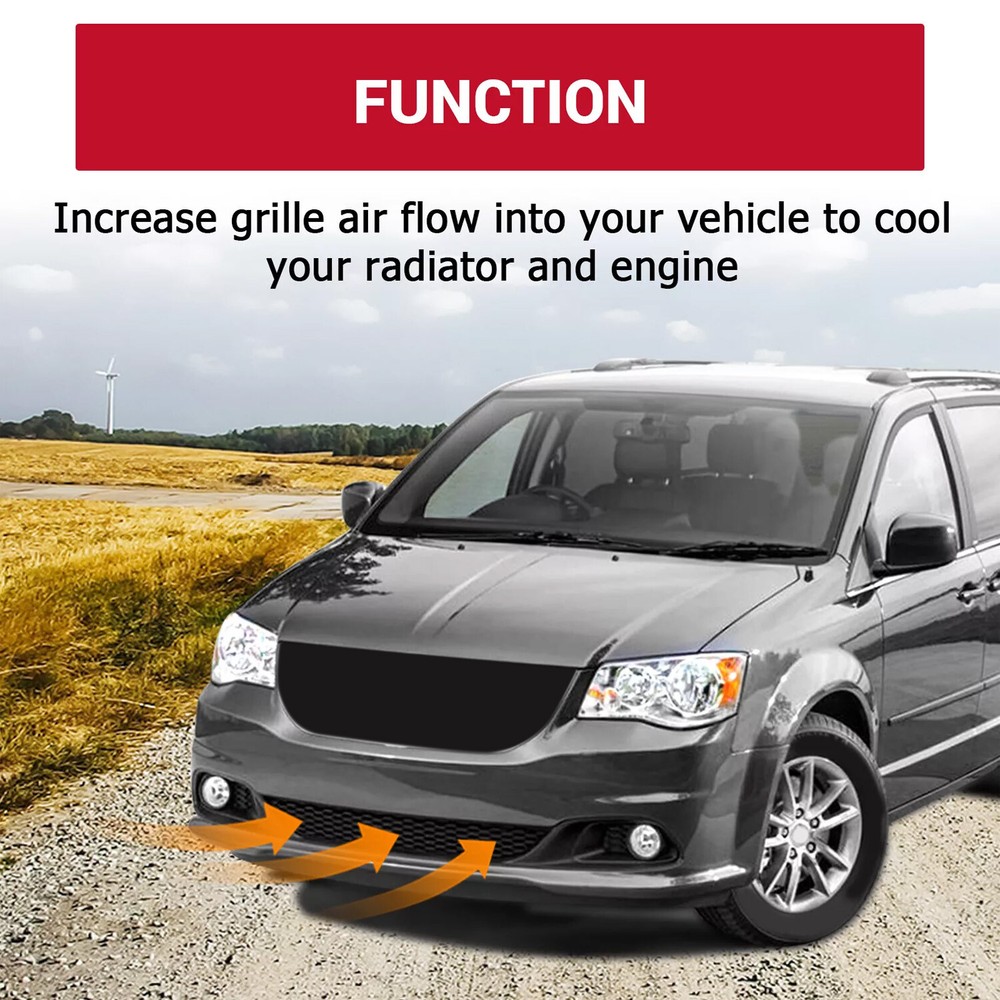 Fit 2011-2019 Dodge Grand Caravan Bumper Grille Lower Front For 13312ZD 2015 17