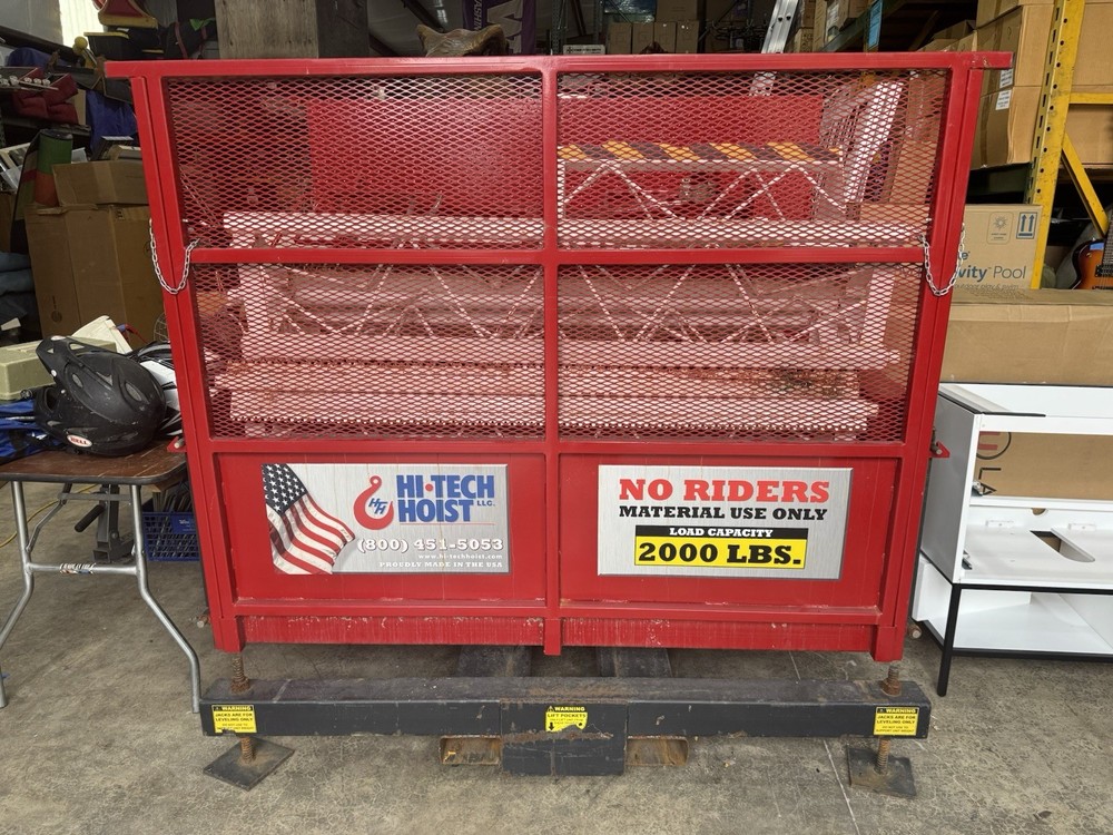 Hi-Tech RP-2001 Construction Hoist Elevator Material Lift - NICE!!!