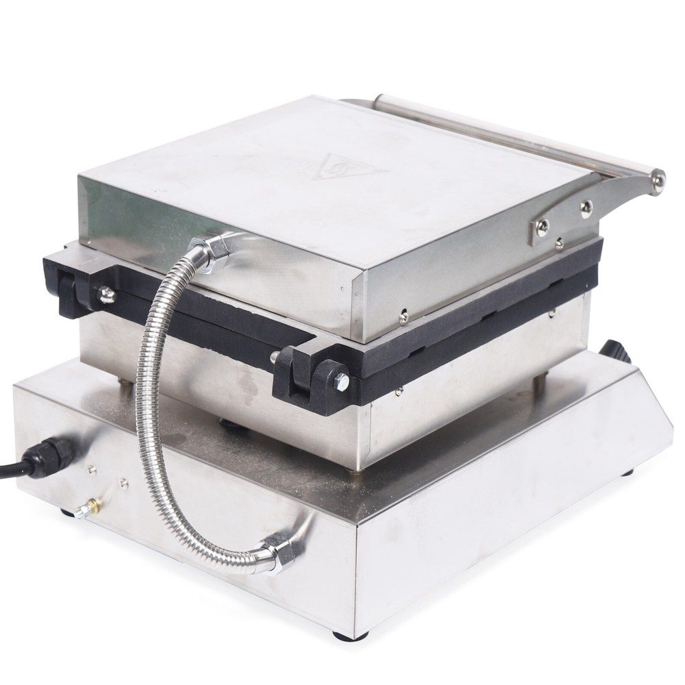 Commercial Waffle Maker 110V 1500W 6Pcs Rectangle Waffle Maker Machine Nonstick