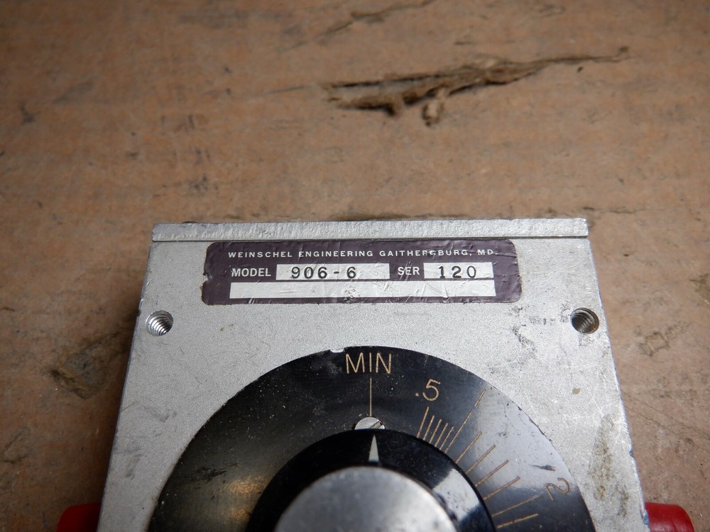 WEINSCHEL ENGINEERING MODEL 906-6 ATTENUATOR