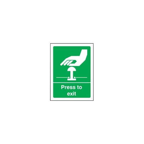RT05801 Plastic Hard Exit Printing Sign 12067A