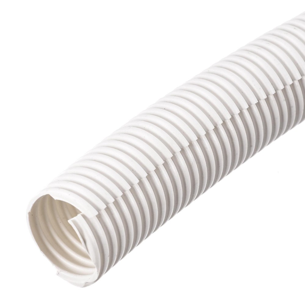 Split wire frame pipes PE corrugated pipe sheath 5M length 36x42.5mm white