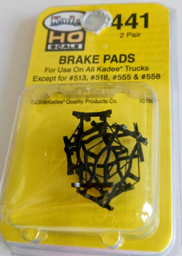 Kadee HO Plastic #441 Brake Pads (2 Pr Pkg) 1:87th Scale