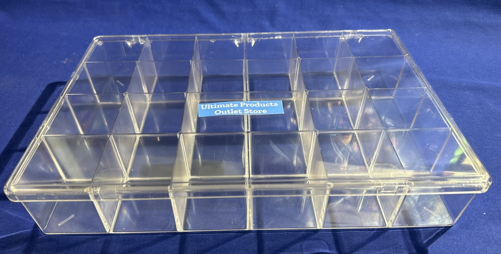 Divider Plastic Clear Case 🛅 24 Bays
