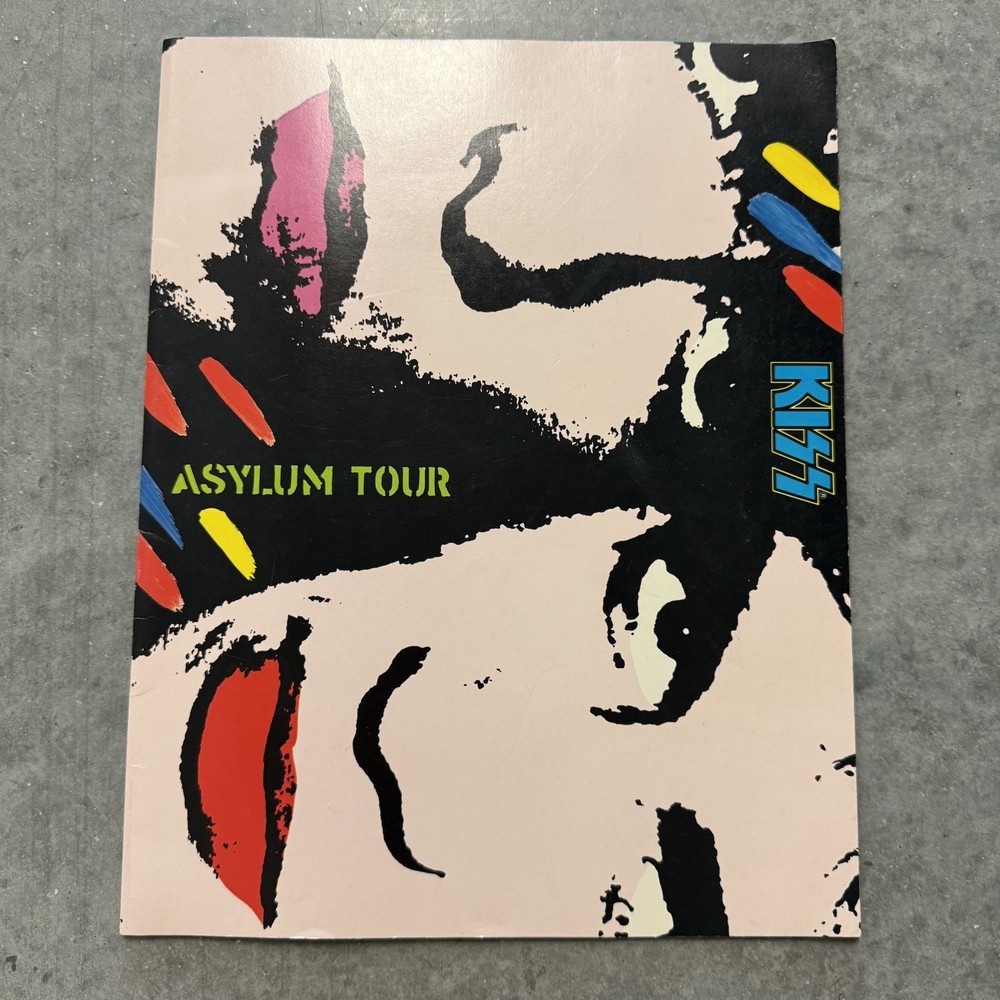 Kiss Asylum Tour Book Vintage Merch Program