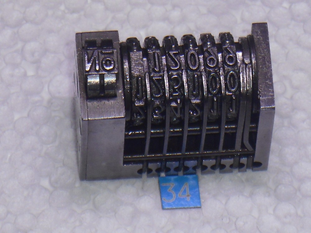 DOLD | letterpress Reverse numbering machine | 34