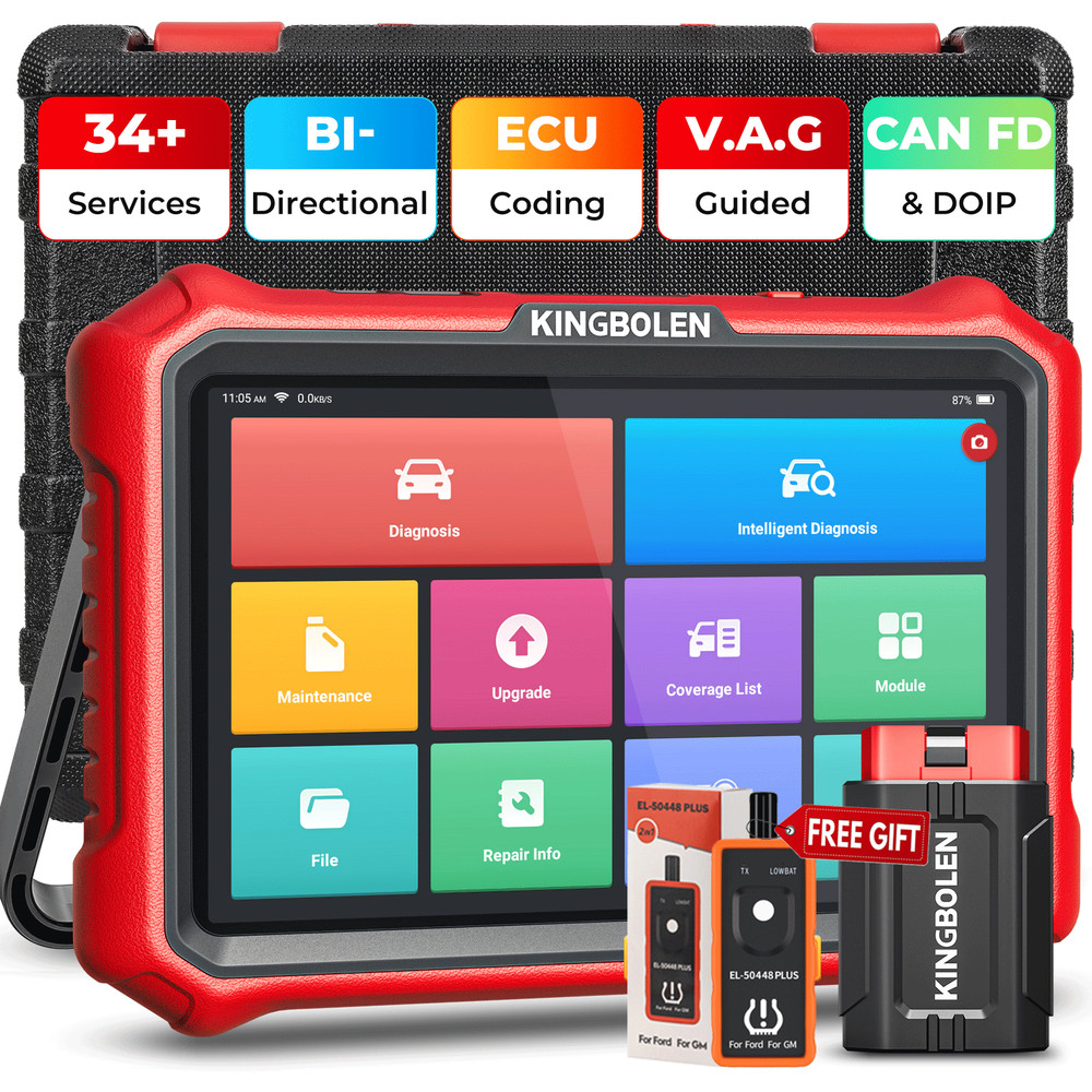 KINGBOLEN K8 PRO Bidirectional Full System Diagnostic Scanner Tool ECU Coding