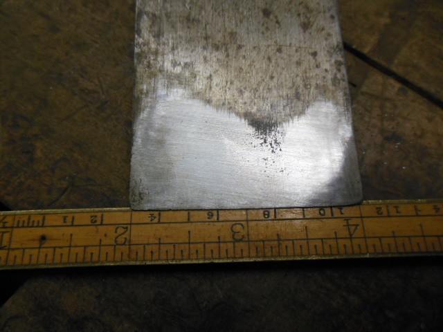 vintage AETCO USA bevel edge socket chisel 2" wide old carpenter tool