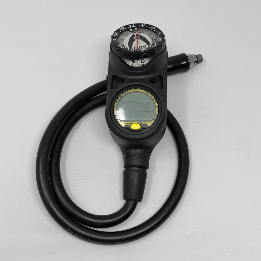 Oceanic Veo 1.0 Scuba Dive Computer Console W/ Compass, SPG