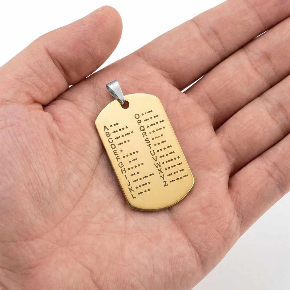 CW Morse Code Commemorative Chips, 1 PCS Morse Code Chip Explore The Learn in...