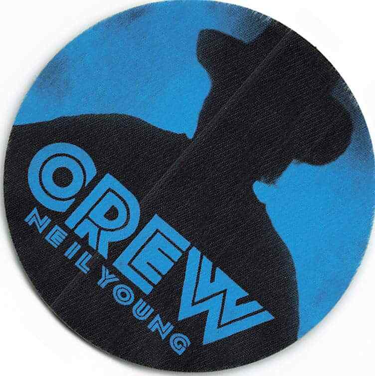 Neil Young Backstage Pass Blue Crew Cloth Variant