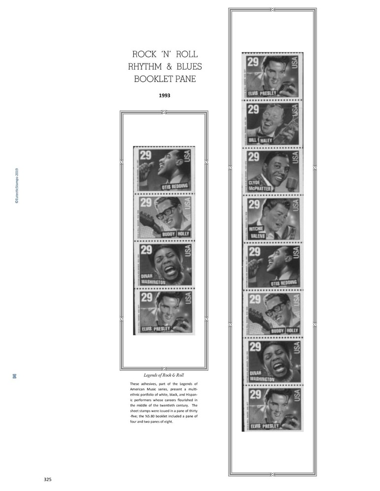 1993 U.S. Commemorative Singles COMPLETE Supplement (White Ace Alternative)