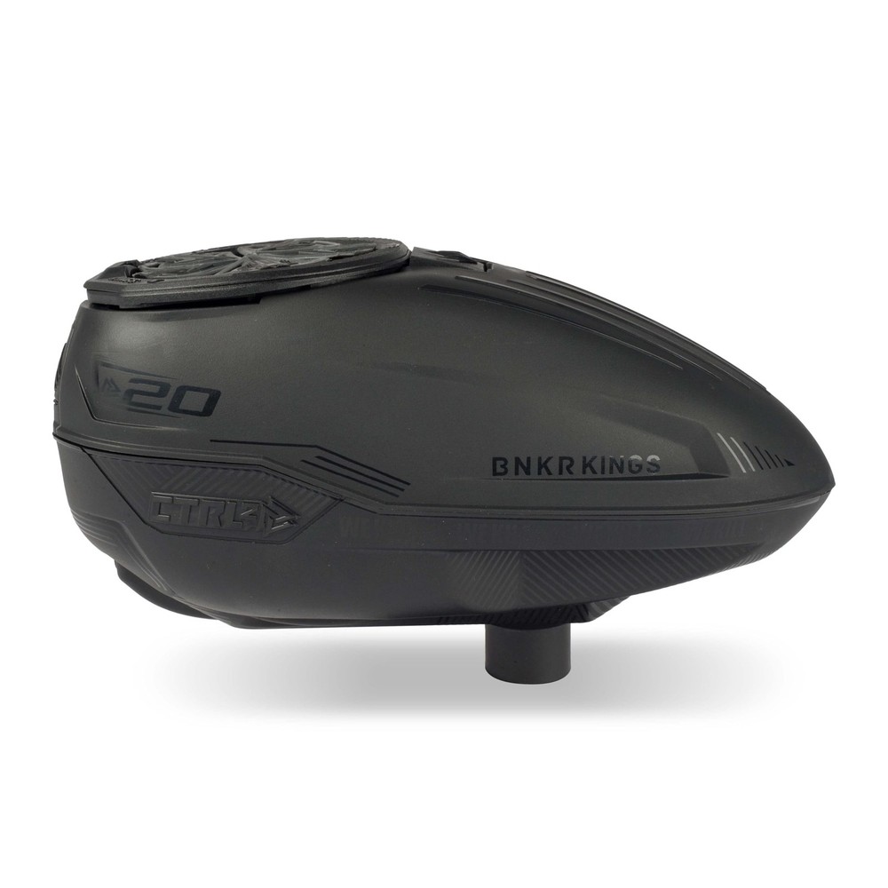 Bunkerkings CTRL2 Electronic Paintball Loader/Hopper Black