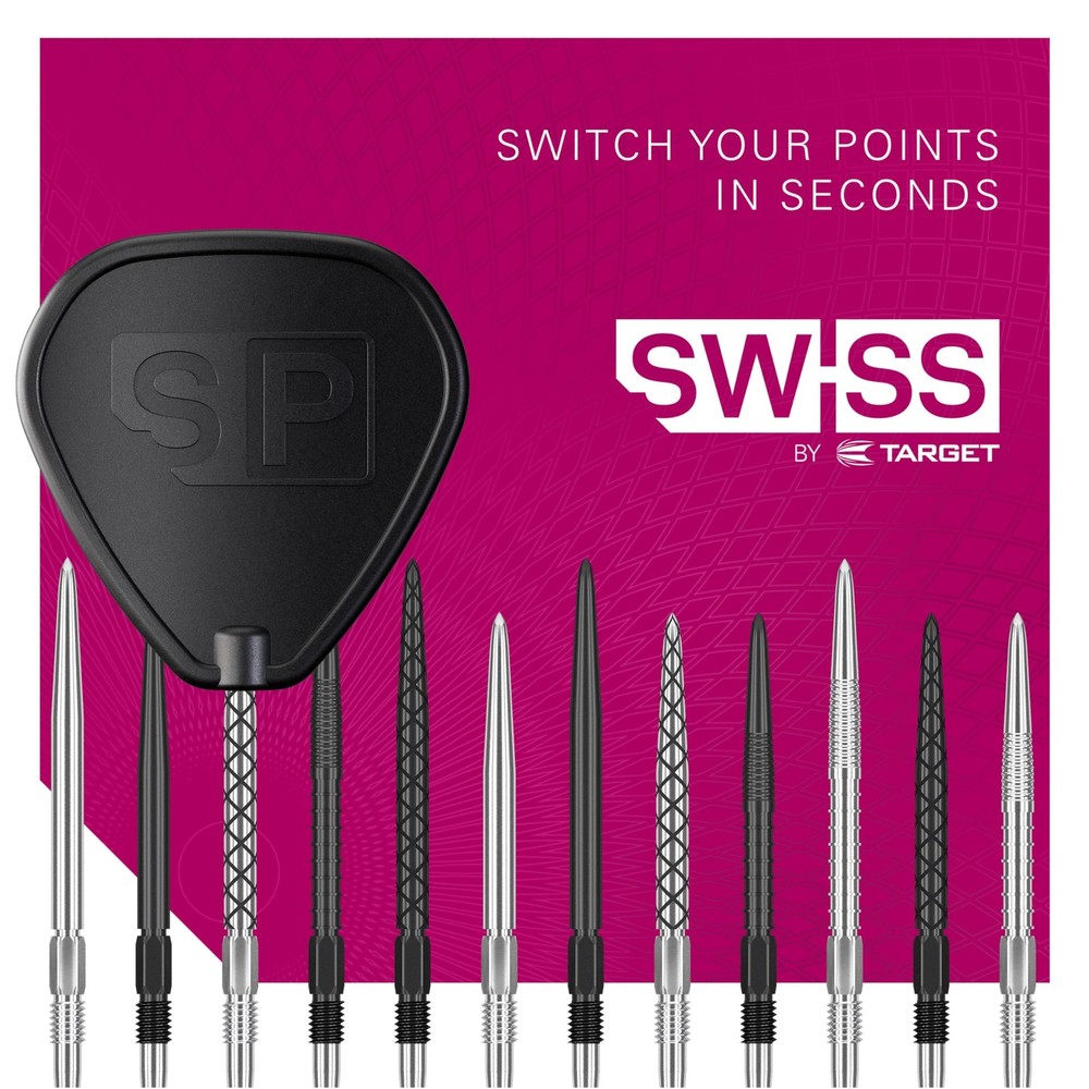 Target DartsDart Flights Small Black