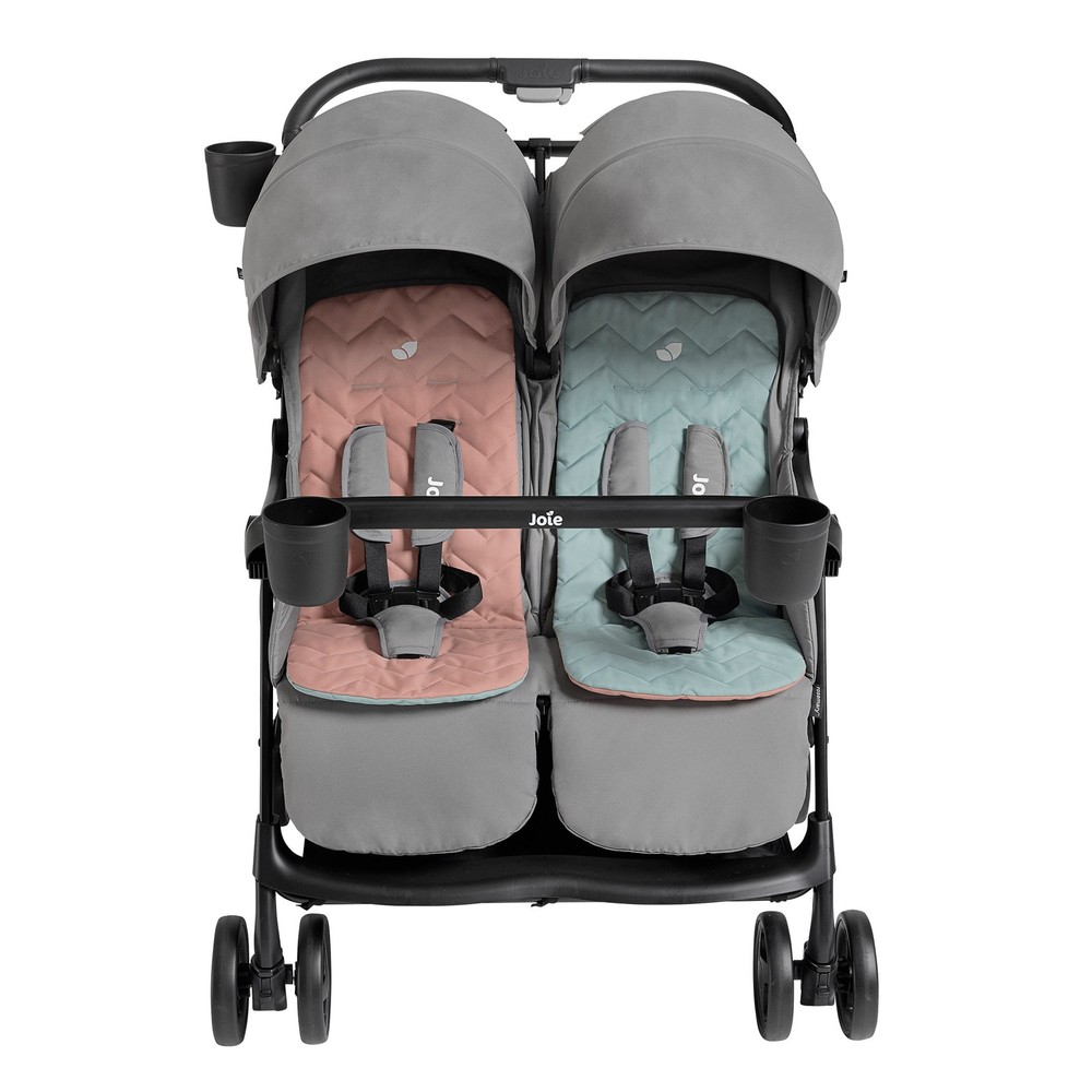 Joie Rosemary Double Stroller Side by Side Lightweight Twin Compact