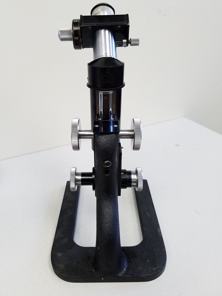 Bausch & Lomb Measuring Microscope with Filer Eyepiece and 3x Objective