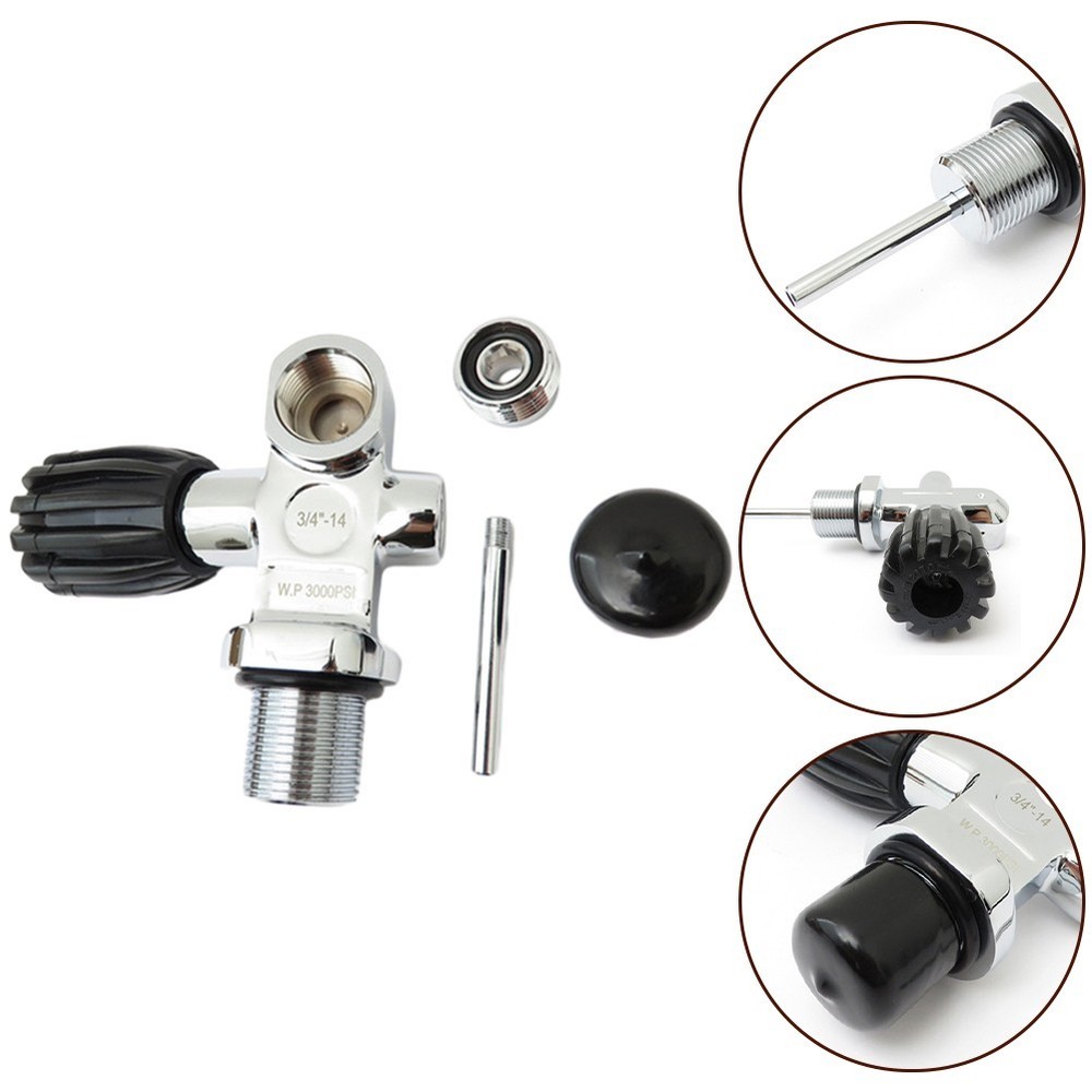 Tank Cylinder Diving Valve Study Compact Easy Installation Lightweight