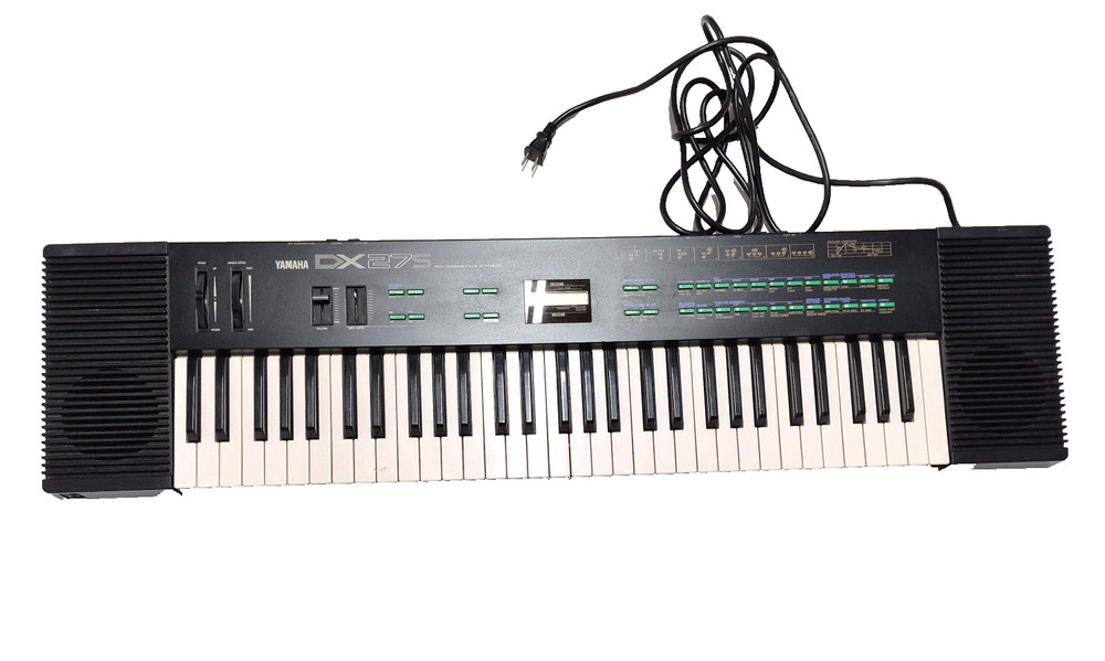 Yamaha DX27S FM Digital Programable Algorithm 61 Key Synthesizer Vtg 80's Japan