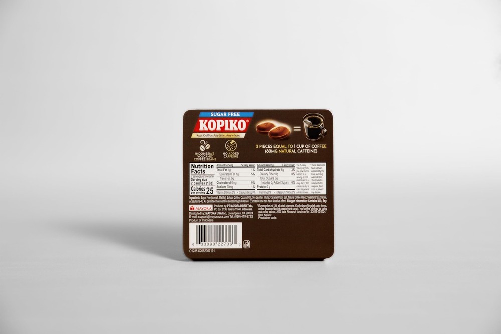 Coffee Candy - Highly Concentrated Coffee Candy, 12 pack box with 4 Focus can...
