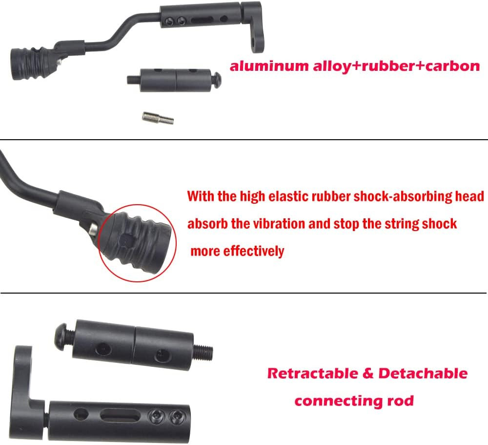String Stop Bracket Decelerator Rod String Vibration Balance Bowstring Stop Supp
