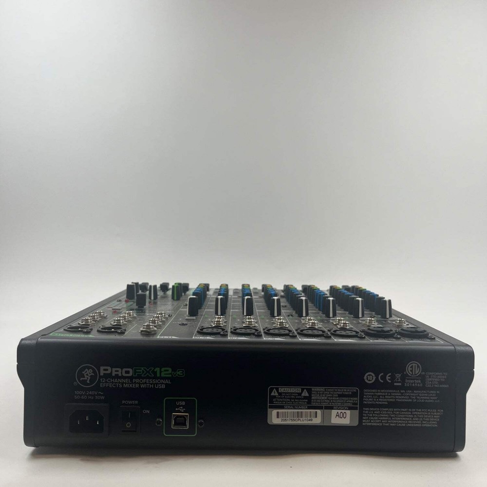 Mackie ProFX12v3 12-Channel DJ Mixer MISSING KNOBS