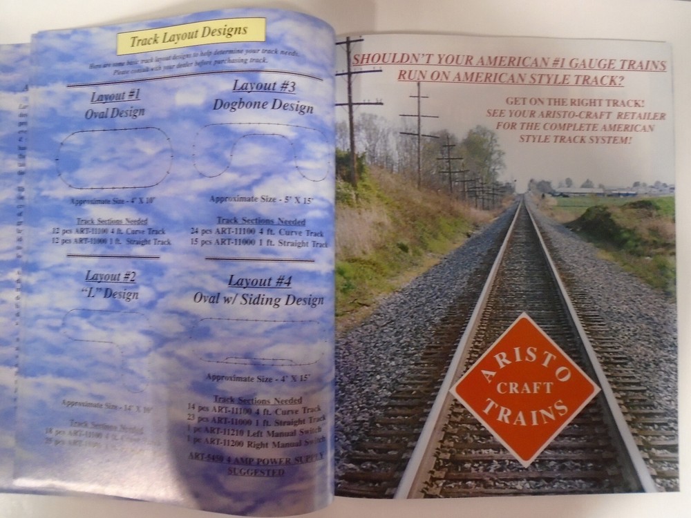 ARISTO-CRAFT TRAINS 1996 CATALOG