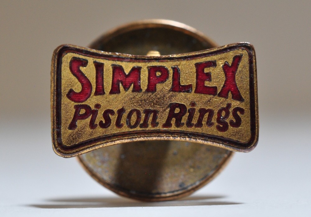 Simples Piston Rings Lapel Pin - Company Badge