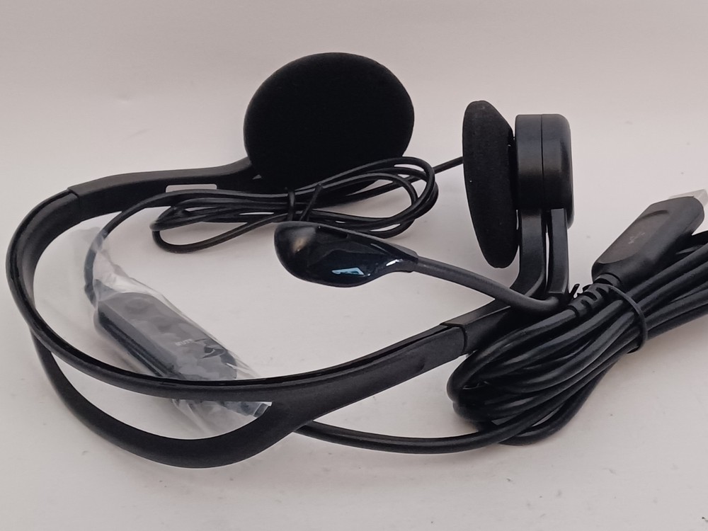 3A Logitech 960 USB Computer Headset M/N A00091