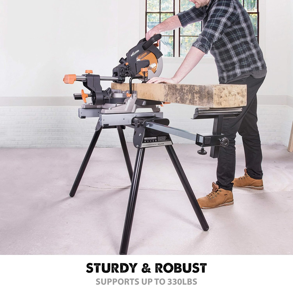Evolution Power Tools EVOMS1 Miter Saw Stand Compact & Folding, Universal Fits M
