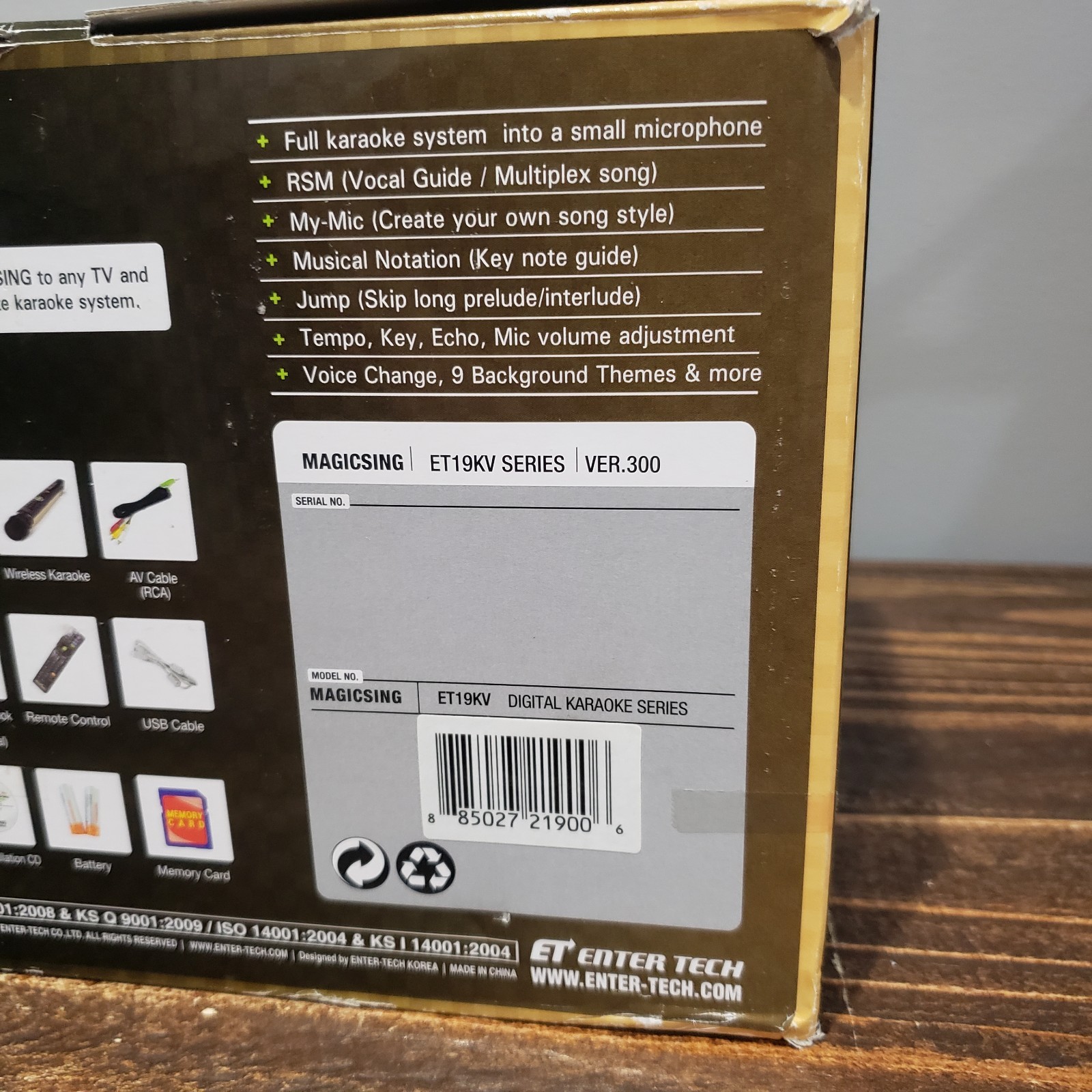 Diamond Magic Sing ET19KV Karaoke Lot Microphones Box EUC