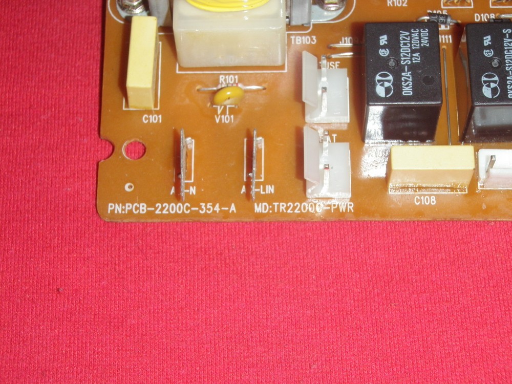 Power Control Board for Williams Sonoma Bread Maker Model WS0401 only