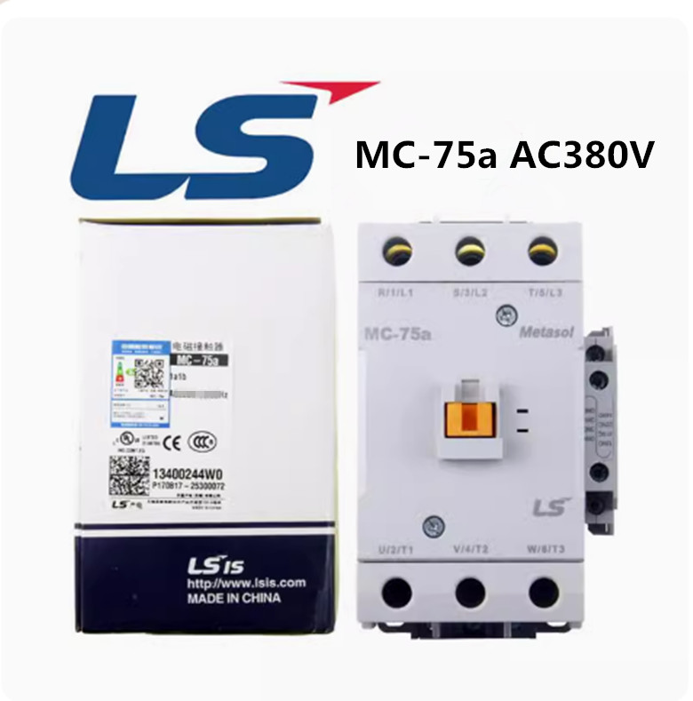 MC-75a AC380V LS GMC AC contactor for power generation.