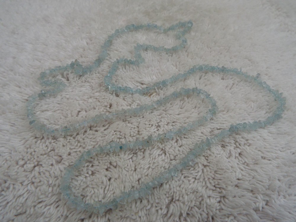 Aquamarine Stone Necklace (C66)