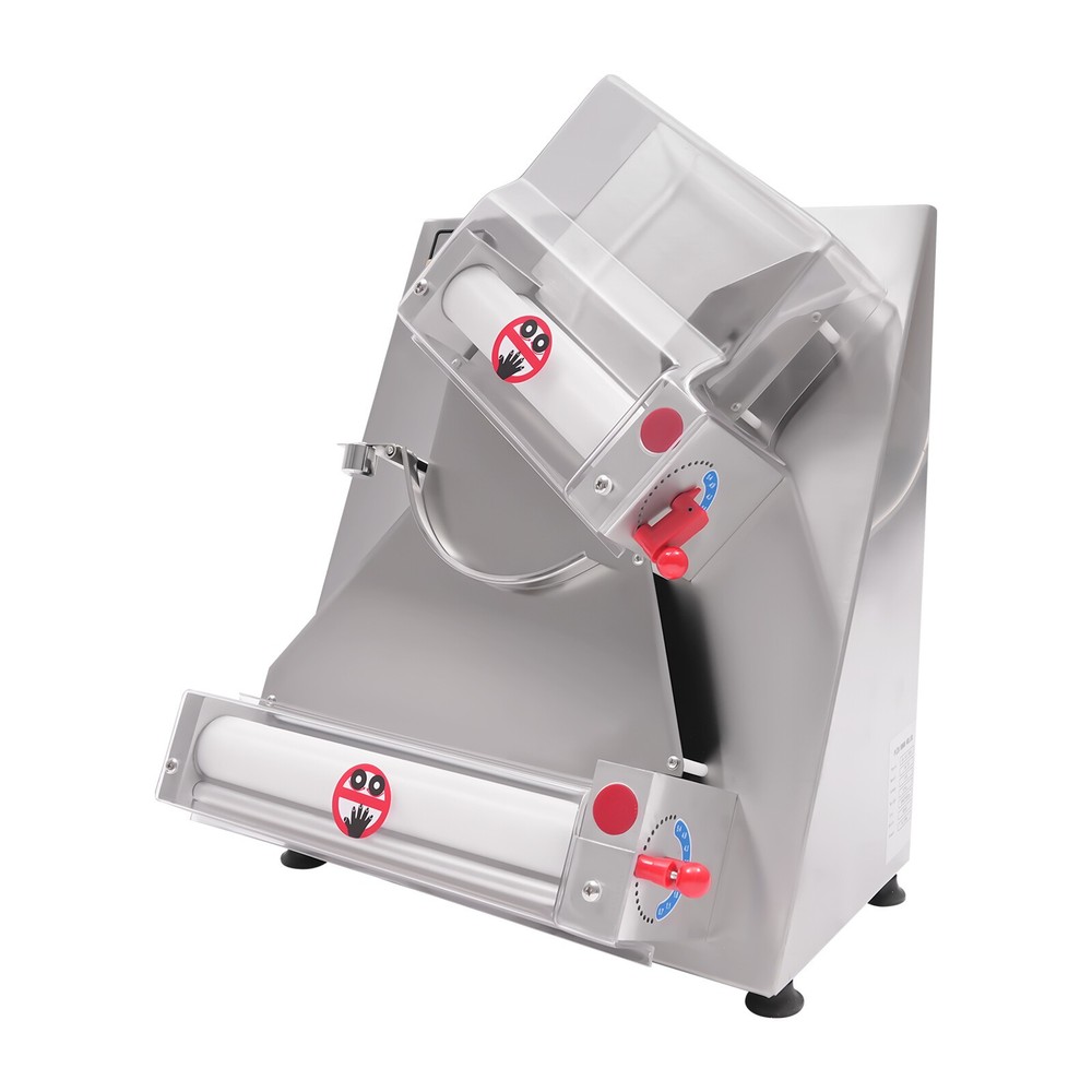 Pastry Pizza Maker 4"-16" Electric Dough Roller Sheeter Press Making Machine