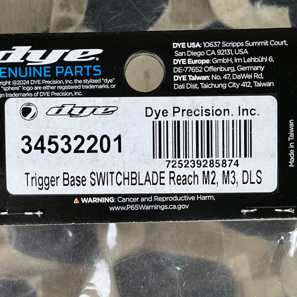 NEW Dye Switchblade Trigger Base - M2 / M3 / DLS