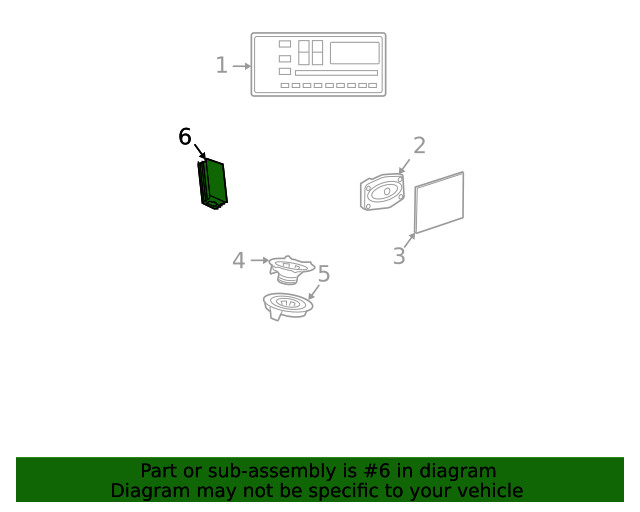 Genuine GM Amplifier 22670845