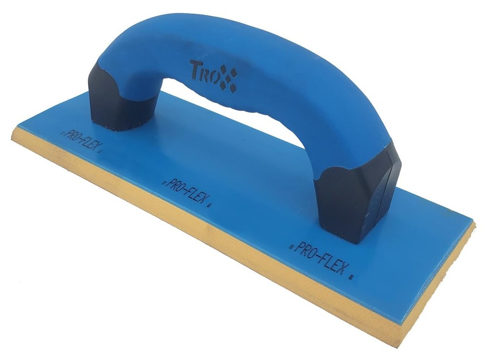 TroxellUSA - 4" x 9" Solid Gum Rubber Bottom Epoxy Grout Float