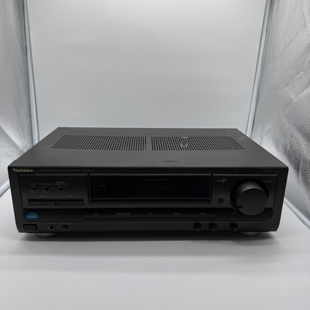 Technics SA-EX110 2-Channel AV Control AM/FM Stereo Receiver No Remote