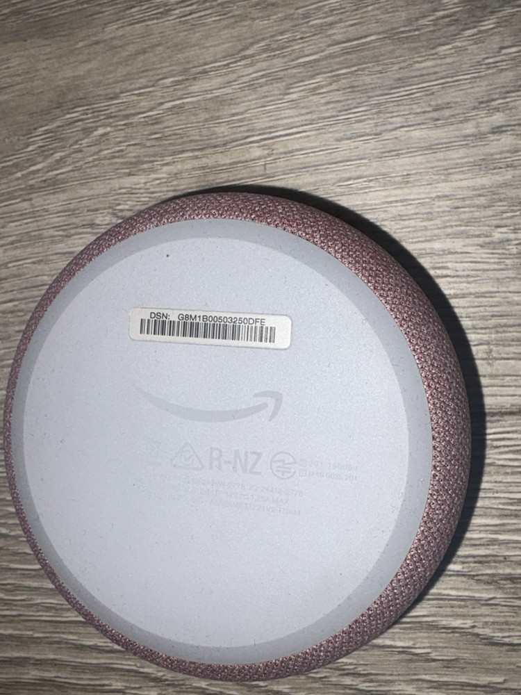 Amazon Echo Dot (3rd Gen) Smart Speaker with Alexa Model C78MP8 Red And White