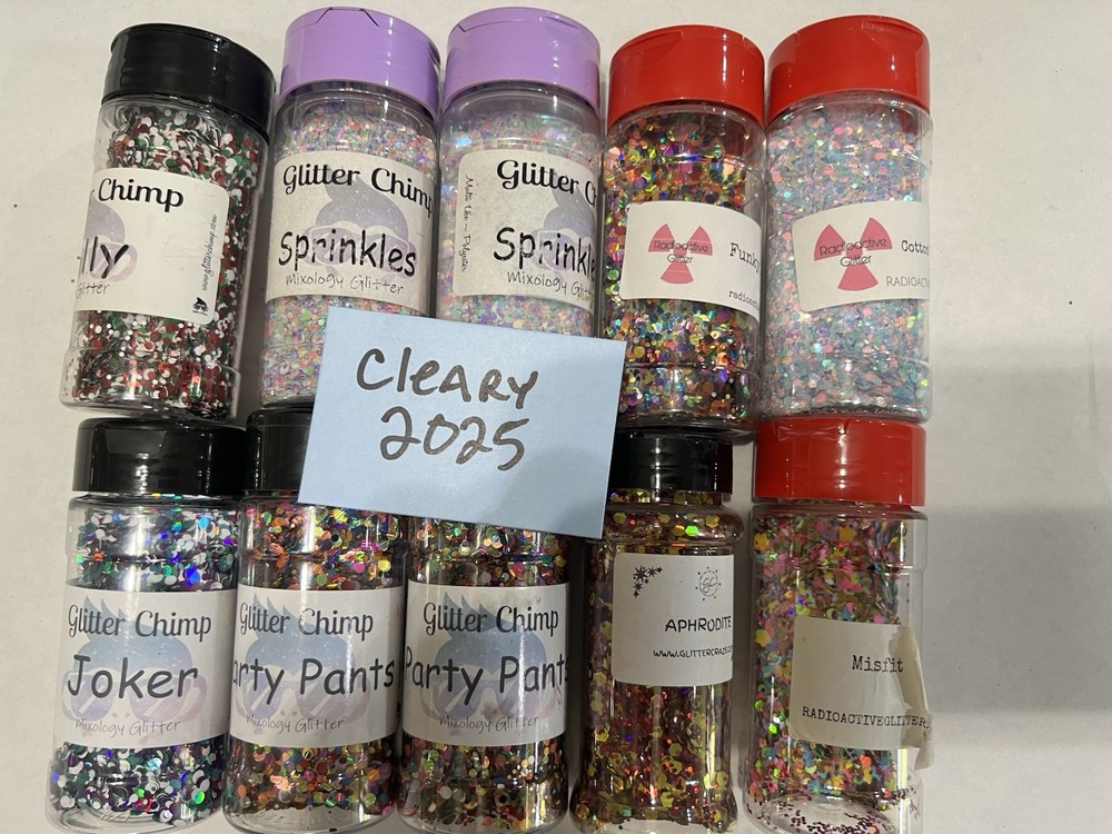 199 Bottles Mostly Glitter Chimp Glitter