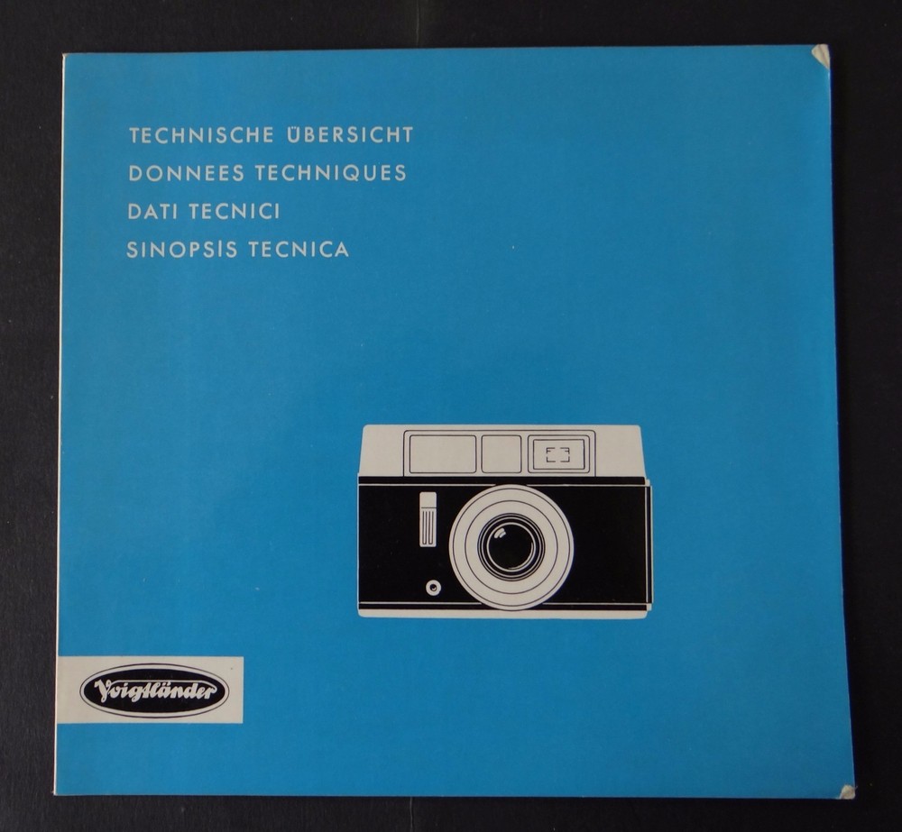 VOIGLANDER VITO Camera Catalog Technical Data Catalog Catalog