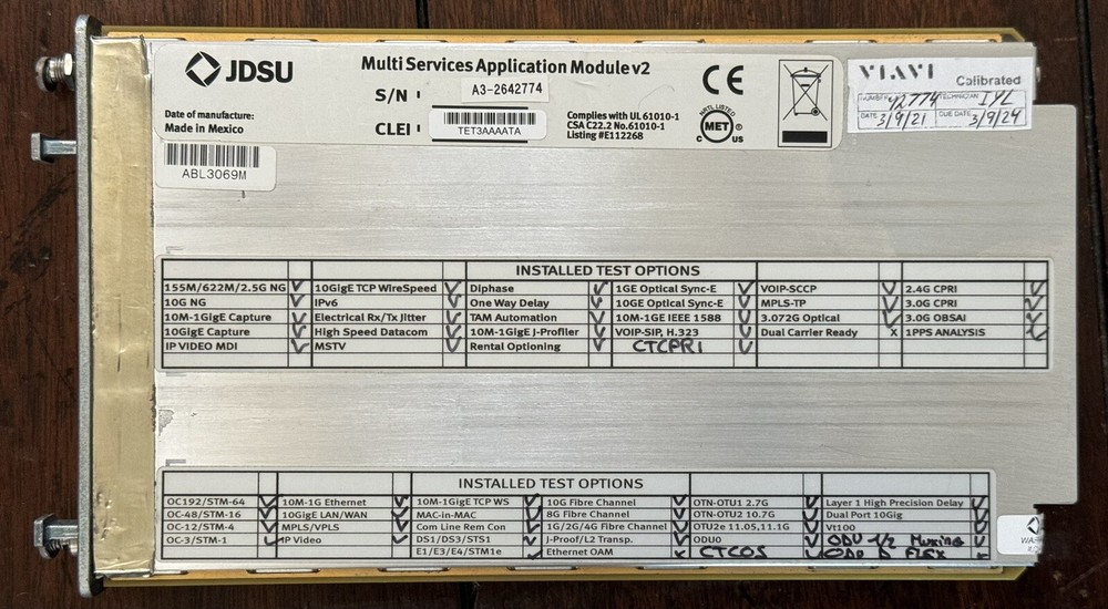 JDSU / VIAVI 10G & Below MSAM v2