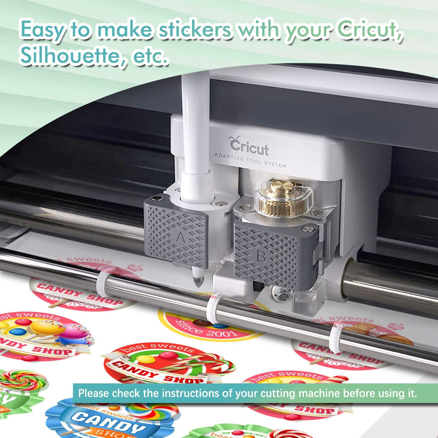 Koala Printable Vinyl Sticker Paper for Inkjet Printer Matte White Waterproof 20