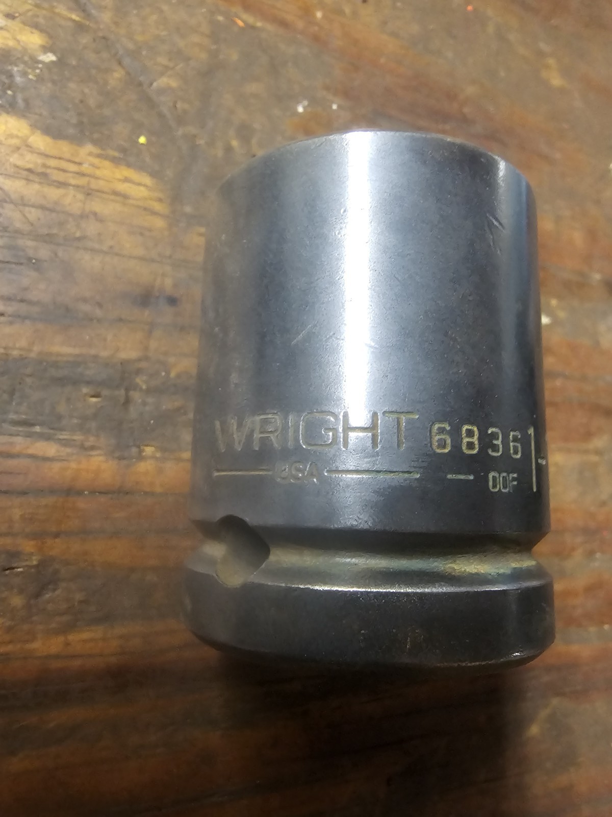 WRIGHT 6836 1-1/8" X 3/4" DRIVE IMPACT SOCKET USA 🇺🇲 PROTO 1-1/8 3/4