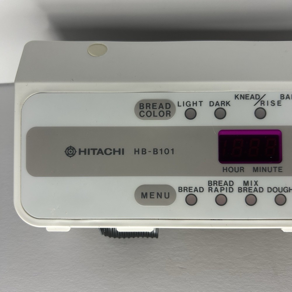 Hitachi HB-B101 Bread Machine Control Panel Part Replacement with Screws WORKS