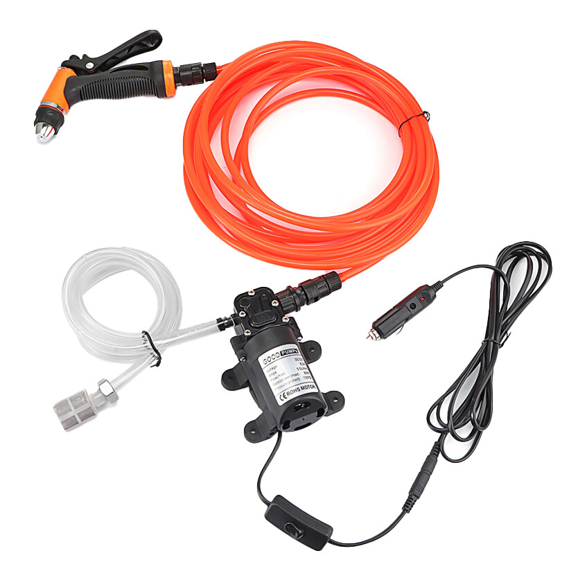 12V 160PSI Washdown Wash Pump Kit Electric DIY Car Washer Cleaner Sprayer Tool