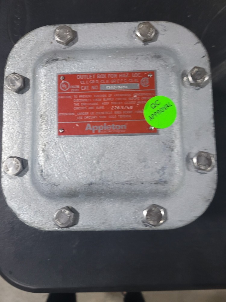 APPLETON EXB040404 JUNCTION BOXES NEW