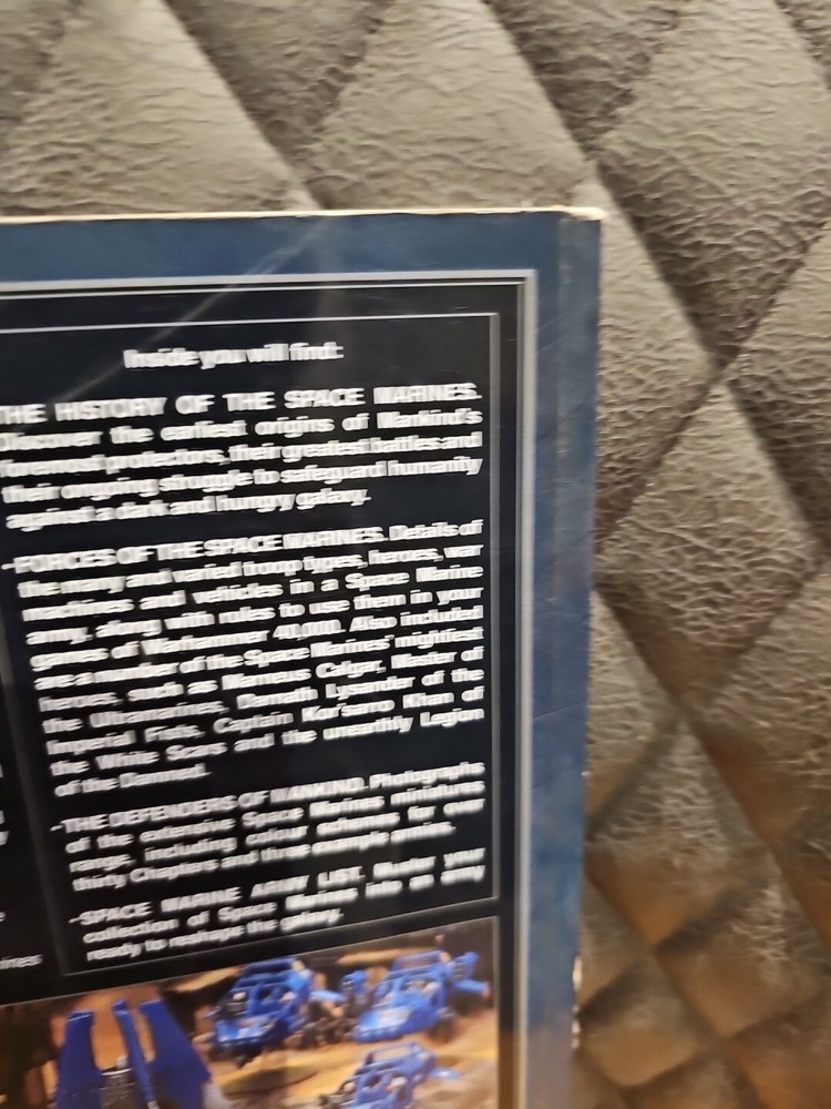 Warhammer 40k Space Marines Codex Old OOP BKS9