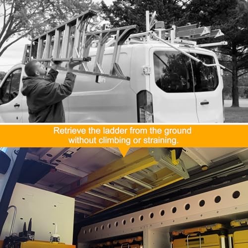 Van Interior Ladder Storage Mounting Kit,Utilizes Overhead and Interior