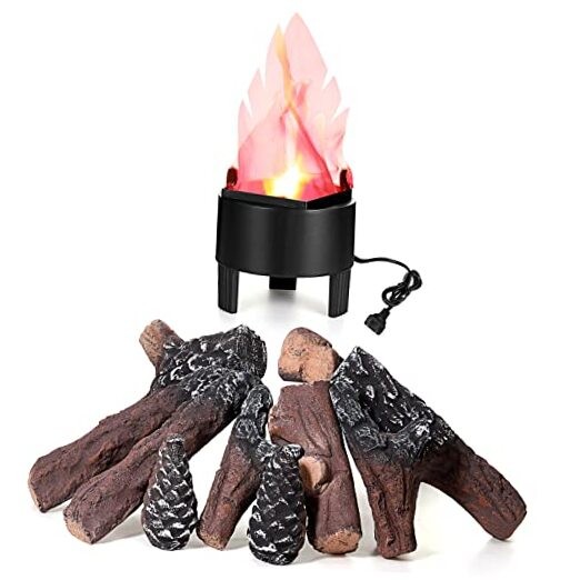 Electronic 3D Led Fake Flames Effect Night Lamp Led Artificial Flickering